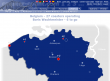 Coaster-Count: Karte von Belgien
